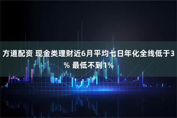 方道配资 现金类理财近6月平均七日年化全线低于3% 最低不到1%