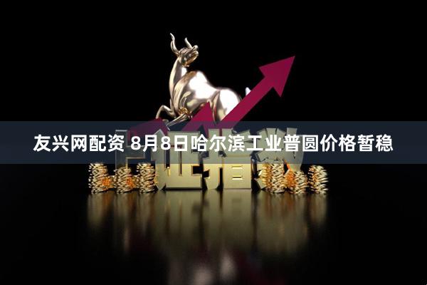 友兴网配资 8月8日哈尔滨工业普圆价格暂稳